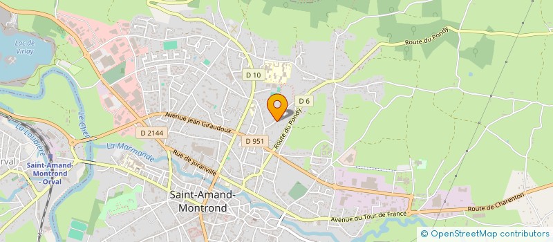 localisation de l'entreprise MADAME LEILA OUBAKRIM  SAINT-AMAND-MONTROND