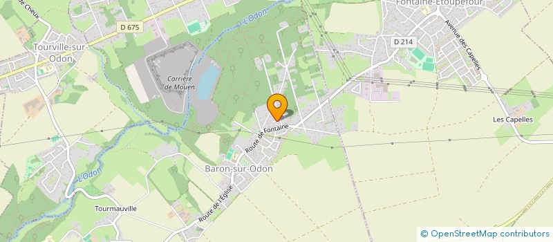 localisation de l'entreprise MADAME LEILA OUCHENE  BARON-SUR-ODON