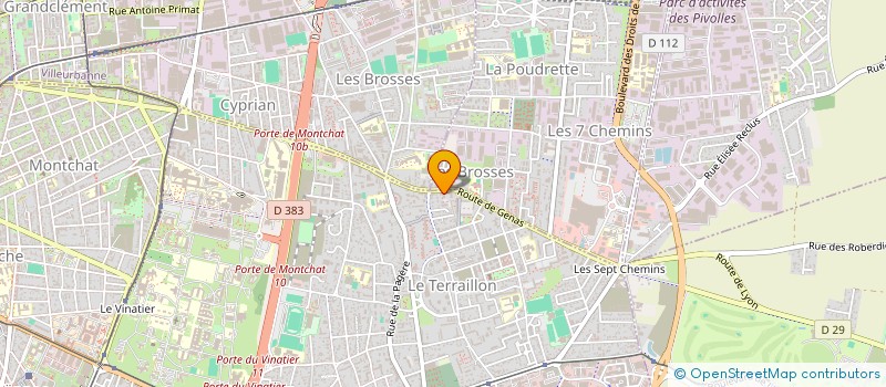 localisation de l'entreprise MADAME LEILA OUNIS  BRON