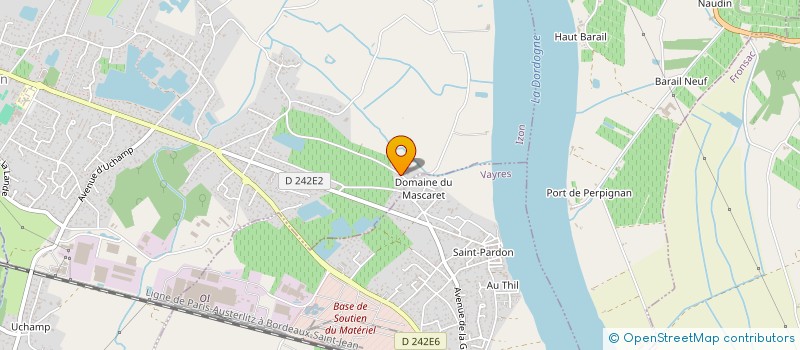 localisation de l'entreprise MADAME LEILA POUMEROULIE  IZON