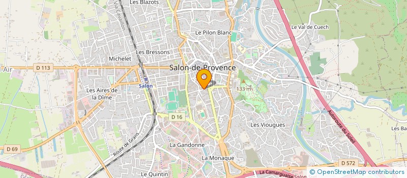 localisation de l'entreprise MADAME LEILA RAFIKI  SALON-DE-PROVENCE