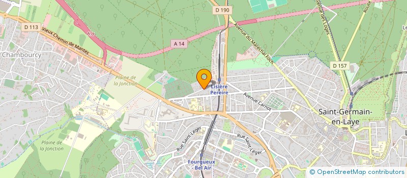 localisation de l'entreprise MADAME LEILA RAVERDY  SAINT-GERMAIN-EN-LAYE