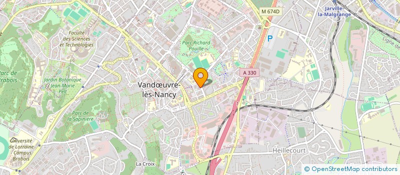 localisation de l'entreprise MADAME LEILA RENNANE à VANDŒUVRE-LES-NANCY