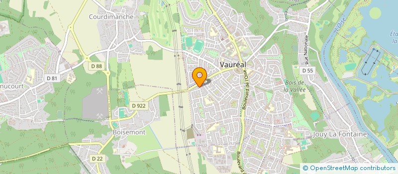 localisation de l'entreprise MADAME LEILA RHANOUI  VAUREAL