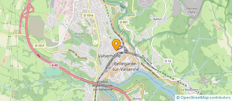 localisation de l'entreprise MADAME LEILA RHOUFIR à VALSERHONE