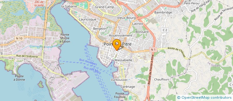 localisation de l'entreprise MADAME LEILA RINALDO à POINTE A PITRE