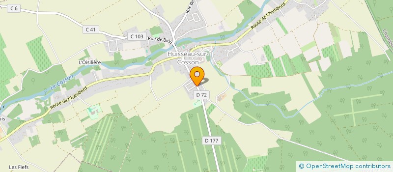 localisation de l'entreprise MADAME LEILA ROUINI  HUISSEAU-SUR-COSSON