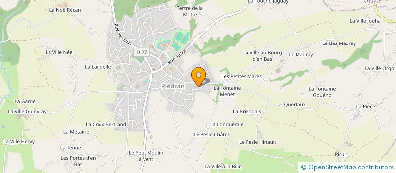 localisation de l'entreprise MADAME LEILA RUEL  PLEDRAN