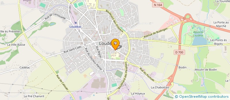 localisation de l'entreprise MADAME LEILA SADALI à LOUDEAC