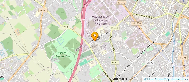 localisation de l'entreprise MADAME LEILA SALEM  MOUVAUX