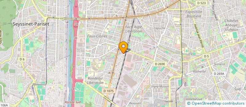 localisation de l'entreprise MADAME LEILA SEKKAI  GRENOBLE