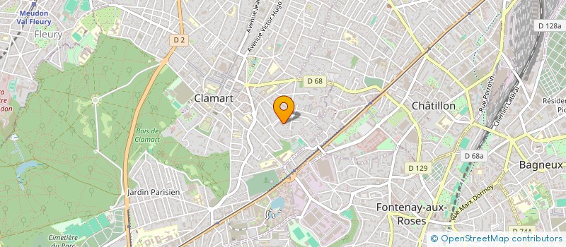 localisation de l'entreprise MADAME LEILA SILVA DE SOUZA à CLAMART