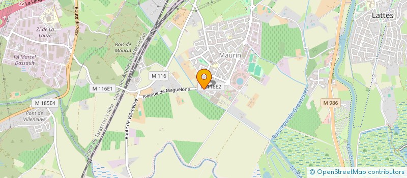 localisation de l'entreprise MADAME LEILA SOULE  LATTES