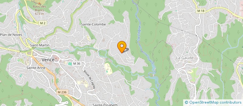 localisation de l'entreprise MADAME LEILA TEMMAR  VENCE