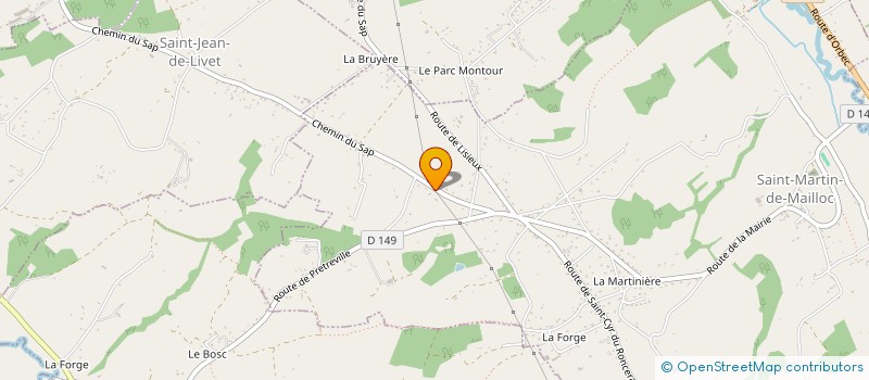 localisation de l'entreprise MADAME LEILA TICKNER à SAINT-MARTIN-DE-MAILLOC