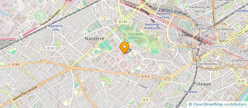 localisation de l'entreprise MADAME LEILA TOUAOUA à NANTERRE