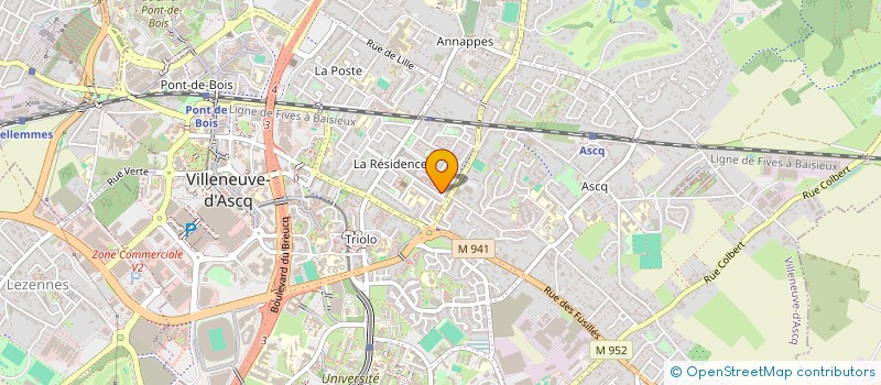 localisation de l'entreprise MADAME LEILA VERMILAS  VILLENEUVE-D'ASCQ