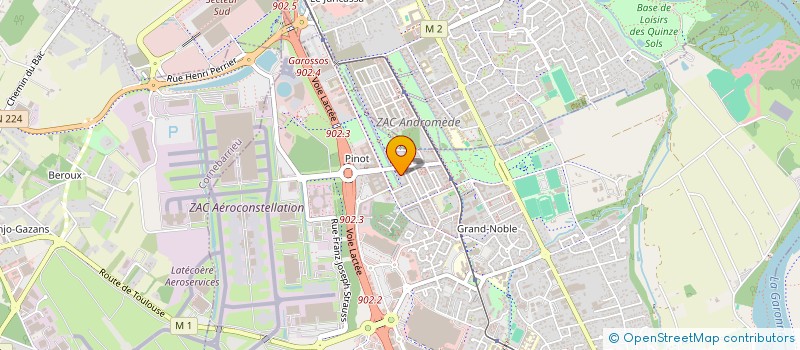 localisation de l'entreprise MADAME LEILA VOLTZENLOGEL à BLAGNAC