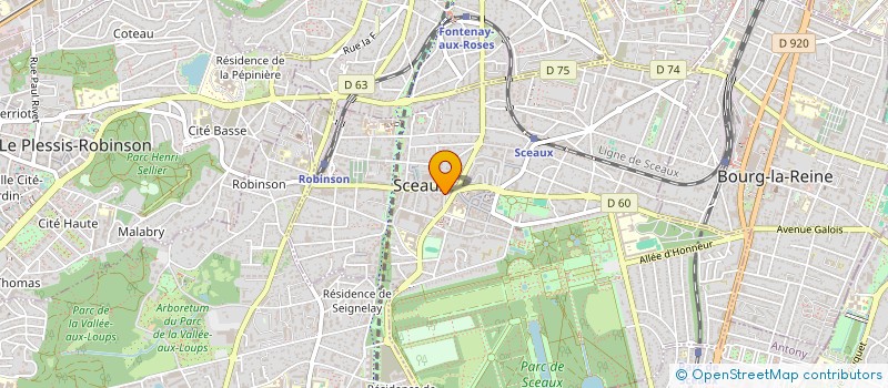 localisation de l'entreprise MADAME LEILA ZANGAR à SCEAUX
