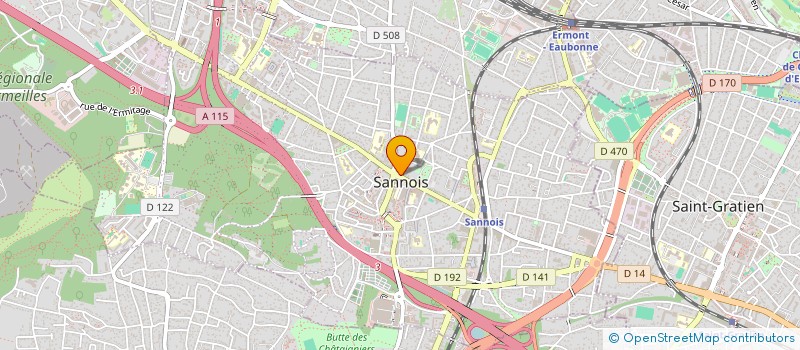 localisation de l'entreprise MADAME LEILI KHAKSAR  SANNOIS