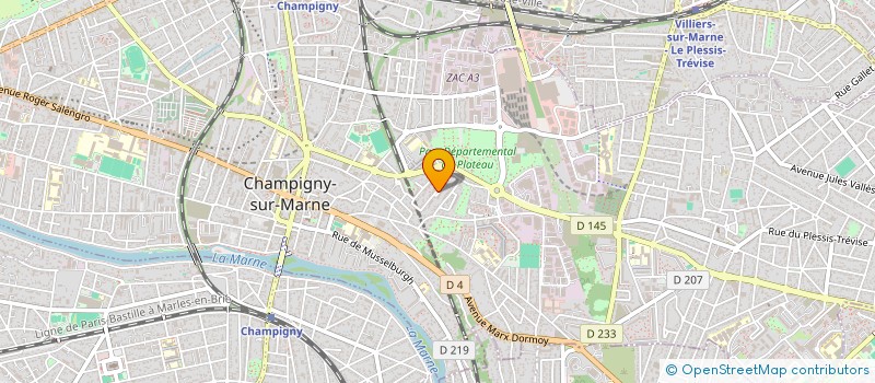 localisation de l'entreprise MADAME LEILY COUSYN à CHAMPIGNY SUR MARNE