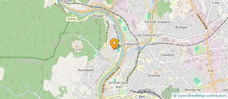 localisation de l'entreprise MADAME LEINA AMRANE  ALES