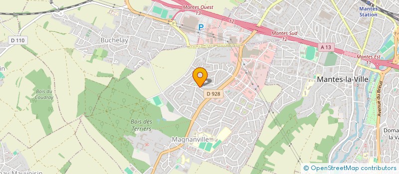 localisation de l'entreprise MADAME LEINA BOUIFFROR  MAGNANVILLE