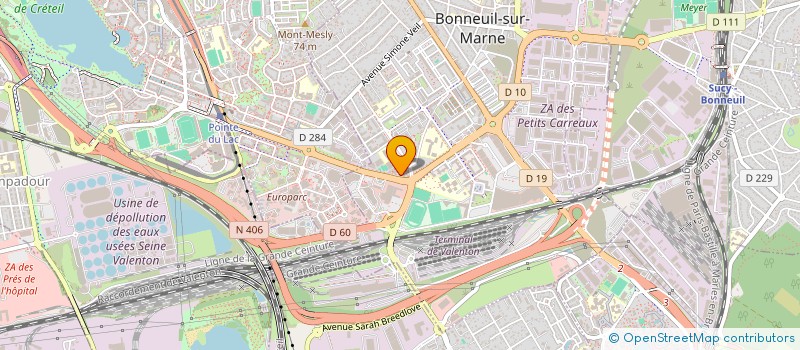 localisation de l'entreprise MADAME LEINA MODESTIN  BONNEUIL-SUR-MARNE