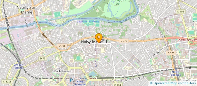 localisation de l'entreprise MADAME LEINAN TAPE  NOISY-LE-GRAND