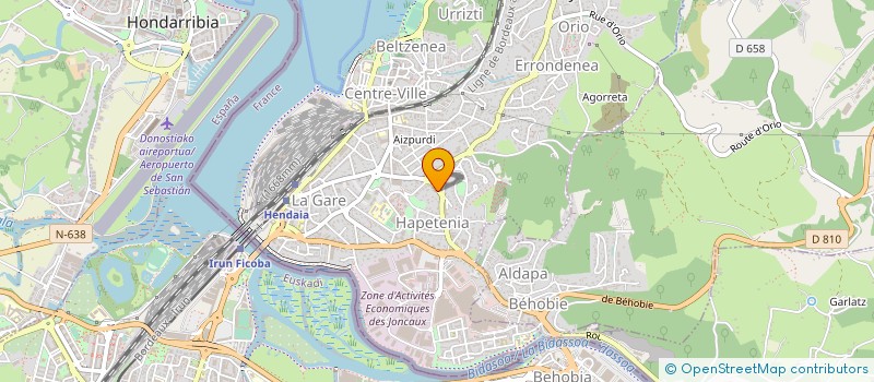 localisation de l'entreprise MADAME LEIRE URCHULKUTEGUI à HENDAYE