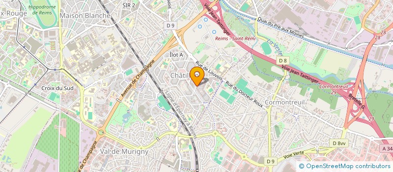 localisation de l'entreprise MADAME LEIYANNA MAGRI  REIMS