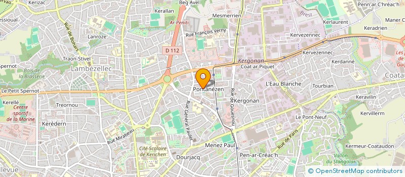 localisation de l'entreprise MADAME LEKBIRA HAFD à BREST