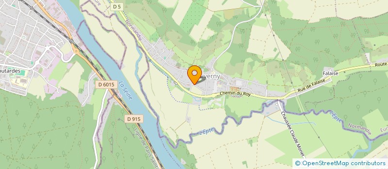 localisation de l'entreprise MADAME LELA KANKPE-KOMBATH  GIVERNY