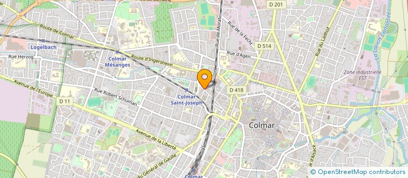 localisation de l'entreprise MADAME LELA SACIRI  COLMAR