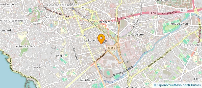 localisation de l'entreprise MADAME LELIA MERIA à MARSEILLE