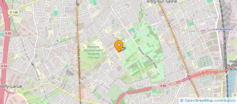 localisation de l'entreprise MADAME LELIA SANTIAGO DE FREITAS  VITRY-SUR-SEINE