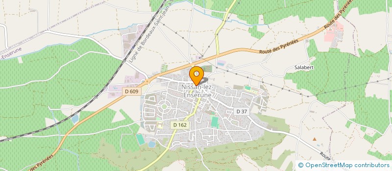 localisation de l'entreprise MADAME LELIA YADEL  NISSAN-LEZ-ENSERUNE