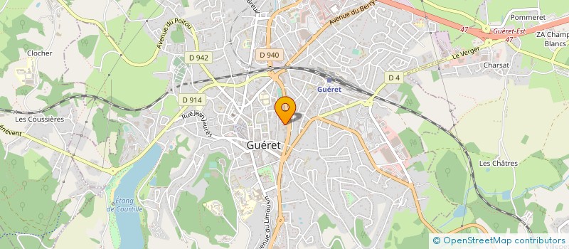 localisation de l'entreprise MADAME LELLA GUALANDI à GUERET