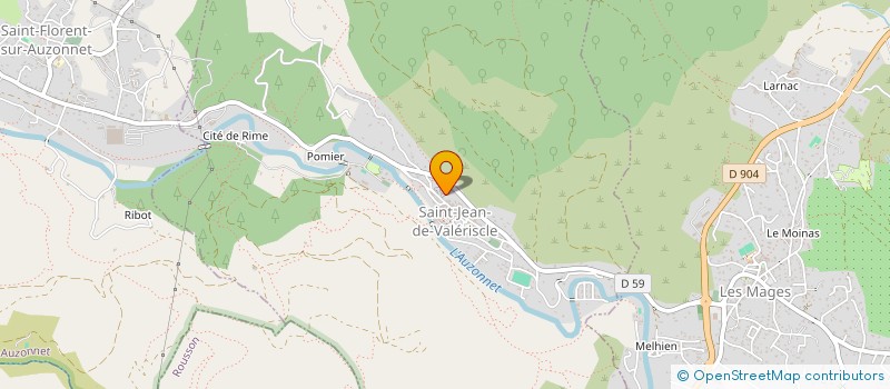 localisation de l'entreprise MADAME LELLEHEM SAKHRAOUI  SAINT-JEAN-DE-VALERISCLE