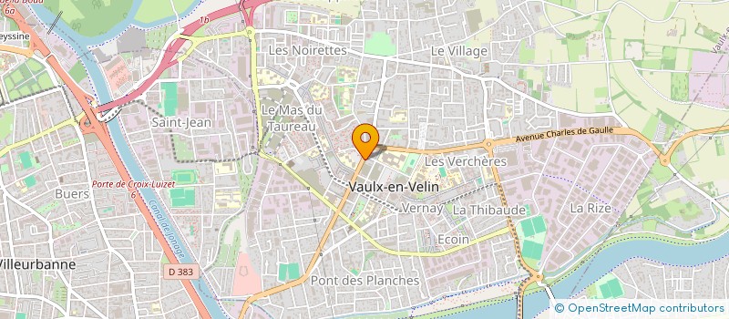 localisation de l'entreprise MADAME LEMAAN HANNACHI  VAULX-EN-VELIN