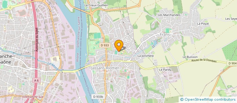 localisation de l'entreprise MADAME LEMAN KURUM  JASSANS-RIOTTIER