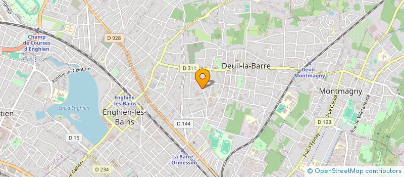 localisation de l'entreprise MADAME LEMANOHAN GHISLAINE BLO GLAO  DEUIL-LA-BARRE