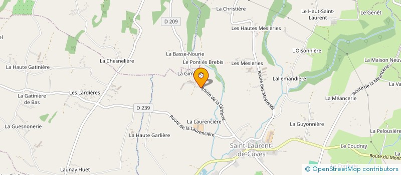 localisation de l'entreprise MADAME LEMARDELE ANFRAY  SAINT-LAURENT-DE-CUVES