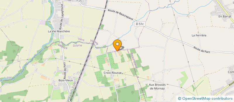 localisation de l'entreprise MADAME LEMPS BONNEFOY  LAPEYROUSE-MORNAY