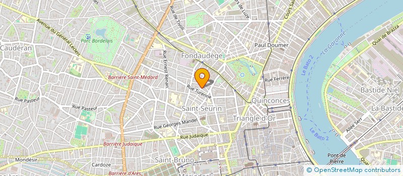 localisation de l'entreprise MADAME LENA ANDRIGHETTO  BORDEAUX