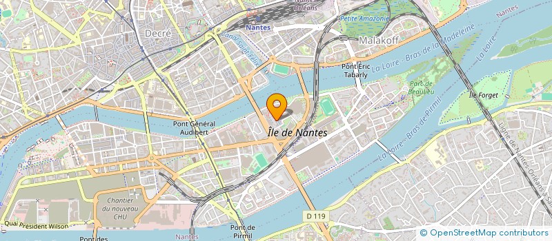 localisation de l'entreprise MADAME LENA AUBERT à NANTES