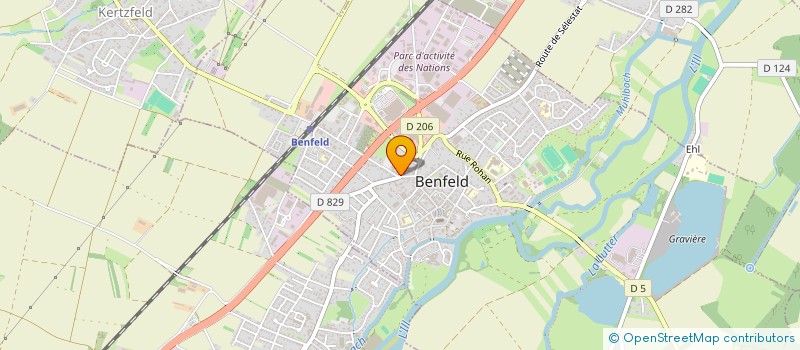 localisation de l'entreprise MADAME LENA BABILAS  BENFELD