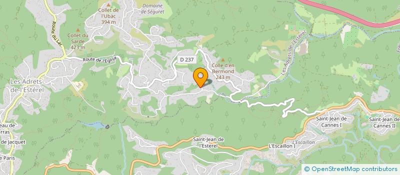 localisation de l'entreprise MADAME LENA BELLIL-CHIESI  LES ADRETS-DE-L'ESTEREL