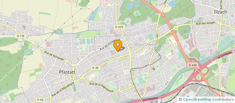 localisation de l'entreprise MADAME LENA BESSON  MULHOUSE