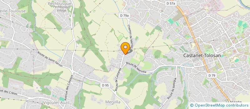 localisation de l'entreprise MADAME LENA BESSON  AUZEVILLE-TOLOSANE